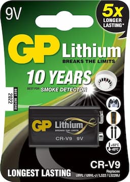 GP Lithium 9 Volt E