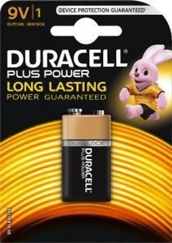 Duracell Plus Power 9 volt E